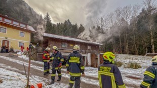 Heißer Einsatz bei kalten Temperaturen in St. Lorenz