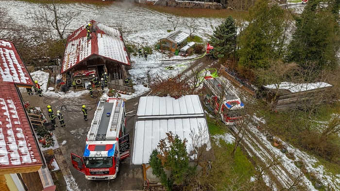 Sechs Feuerwehren waren im Einsatz
