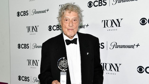 Tom Stoppard im Jahr 2023 bei den Tony Awards in New York
