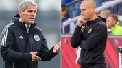 Stefan Kulovits (re.) ist wieder Rapid-Cheftrainer, Didi Kühbauer wartet heute auf ihn.