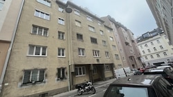 In diesem Haus wurde der Tote gefunden.