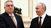 Von links: Ungarns Ministerpräsident Viktor Orbán und Russlands Machthaber Wladimir Putin