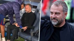 Hansi Flick wird von Raphina getröstet.