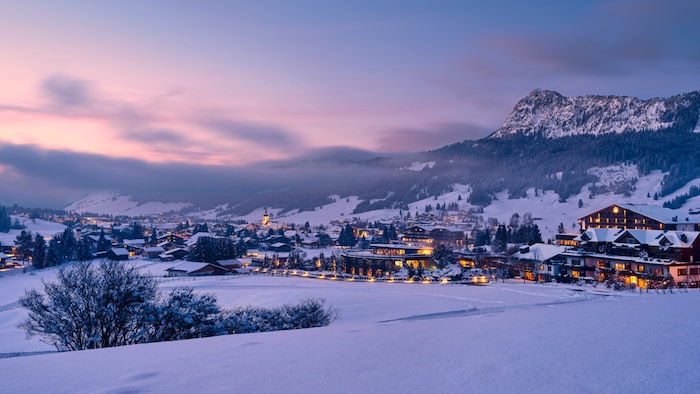 In Tannheim in Tirol hatte es Montagfrüh minus 22,4 Grad.