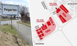 Vor allem in Peigarten herrscht helle Aufregung über die ersten veröffentlichten Pläne ...