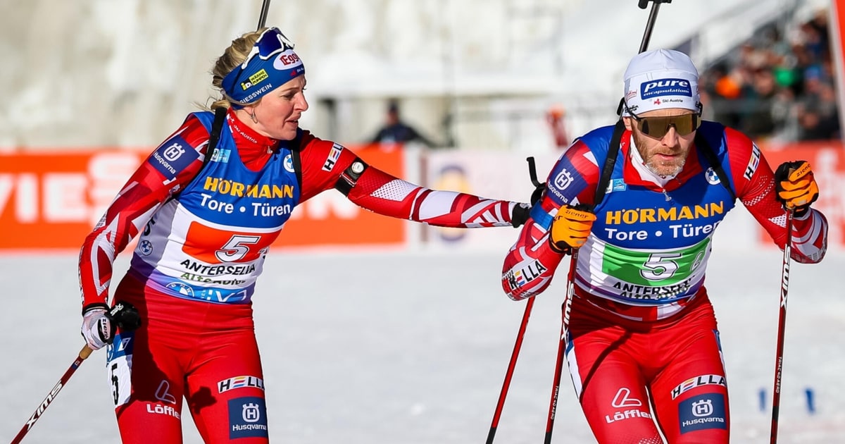 Biathlon World Cup Östersund: Hauser/Eder finish 5th in single mixed relay