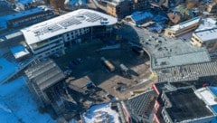 Die imposante Konzertarena am Fuße der Planai ist beinahe schon fertiggestellt.