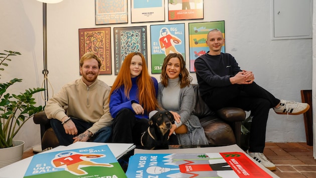 Marc Itzinger, Ness Rubey, Anna Fierlinger und Sebastian Rzepa wollen Salzburgs Kunst-Szene ...