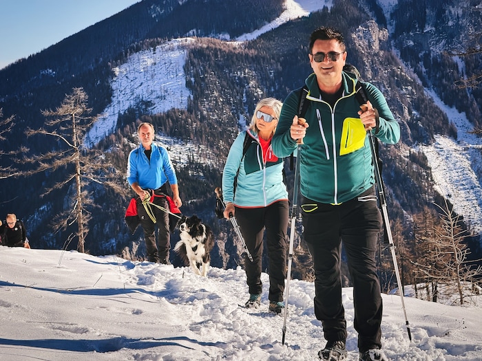 Mit dabei bei der Adventwanderung: Andreas Hinker, Frontmann der Partyband Lauser.