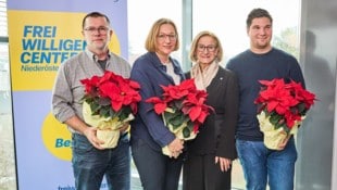 Andreas Leuthner, Verein Zeitpolster aus St. Pölten, Patrizia Mantler-Stockinger, ehrenamtliche ...