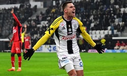 Kasper Jörgensen jubelt über seinen Treffer zum 1:0 für den LASK gegen SK Rapid – es sollte der ...