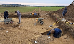 Grabung in Rechnitz: Auch beim jüngsten Versuch im vergangenen Herbst wurde das Massengrab mit ...