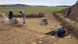 Grabung in Rechnitz: Auch beim jüngsten Versuch im vergangenen Herbst wurde das Massengrab mit ...