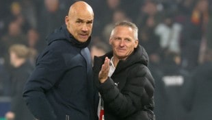 Trainer Thomas Letsch (li.) und Geschäftsführer Stephan Reiter.