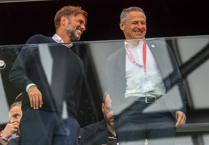 In engem Austausch: Jürgen Klopp (li.) und Stephan Reiter