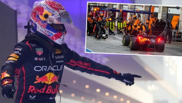 Max Verstappen holte sich den Sieg in Katar und bestrafte damit die taktischen Fehler von ...