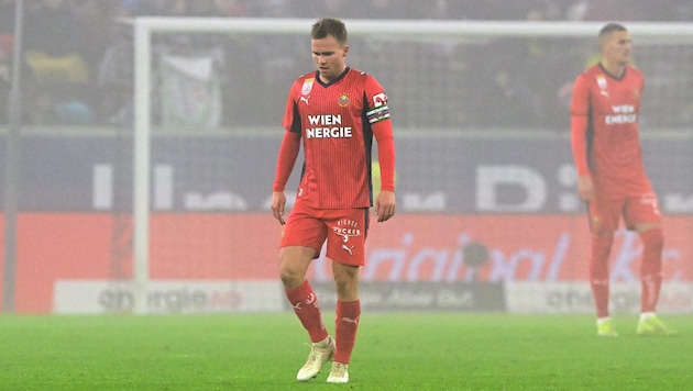 Der sportliche Tiefflug war für Rapid auch am Wochenende nicht zu stoppen.