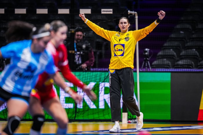 Torhüterin Lena Ivancok hielt gegen Argentinien sehr stark.