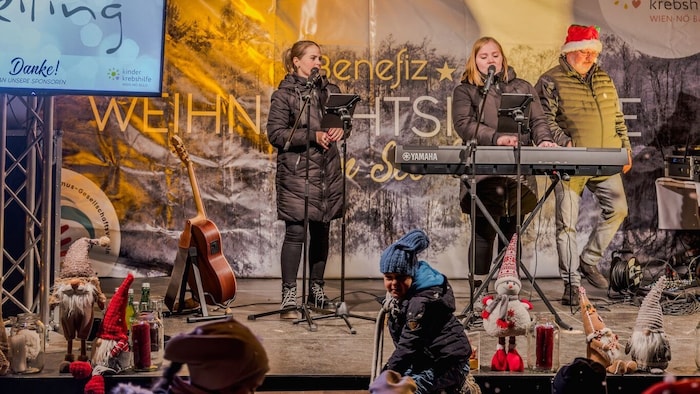 Auf der Bühne gibt’s drei Tage lang ein tolles Programm.