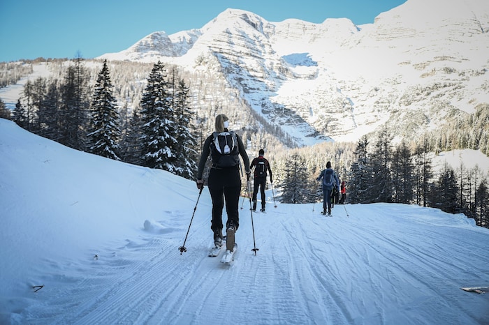 Zahlreiche Skitourengeher waren am Wochenende unterwegs. Leider auch auf gesperrte Pisten.