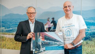 Klaus Ehrenbrandner &amp; Georg Overs hoffen auf Touristen