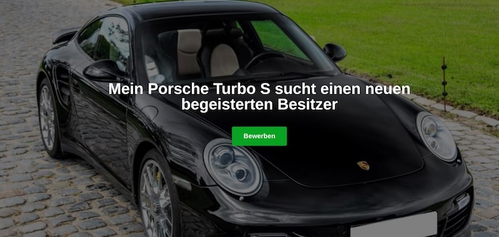 Ein geschenkter Porsche? Zu schön, um wahr zu sein – es handelt sich um Betrug.