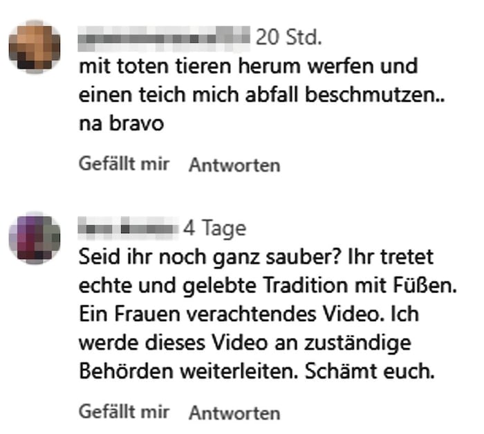 Nutzer zeigen sich schockiert.