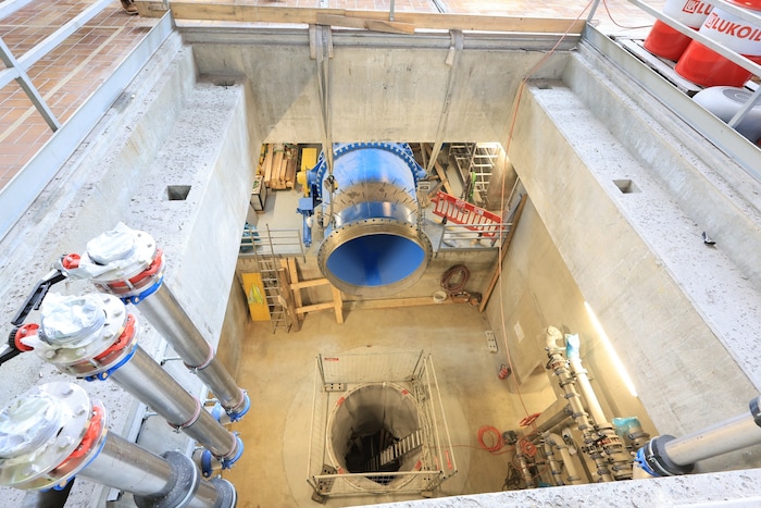 Bereit seit August 2024 wird an der neuen Hochleistungspumpe gearbeitet, die das bestehende ...