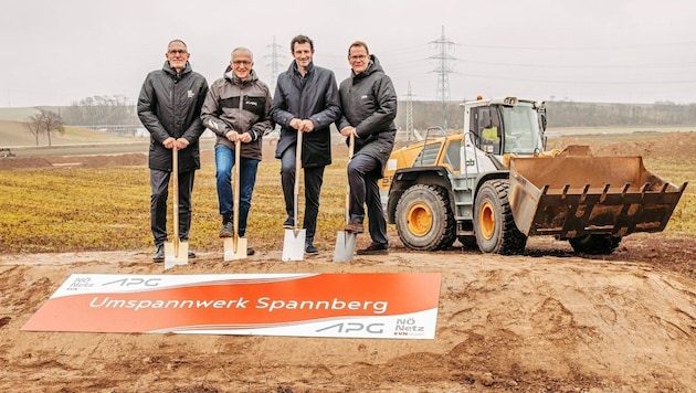 Die Bagger sind aufgefahren für den Stromautobahn-Knotenpunkt in Spannberg: Harald Dammerer von ...