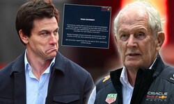 Nach dem Rennen in Katar beschuldigte Helmut Marko (re.) Mercedes (mit Teamchef Toto Wolff). Am ...