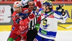 Die Angriffe der VSV-Cracks konnten Mathias From (li.) nichts anhaben.