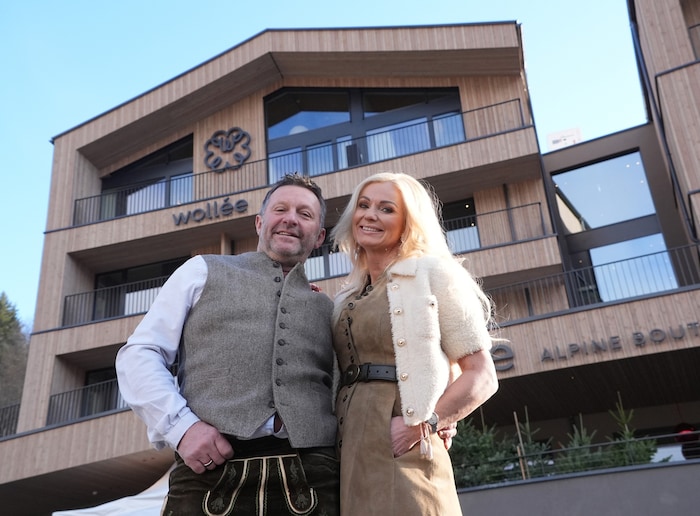 Bernadette und Reini Schütter eröffneten am Montag ihr Wollée.