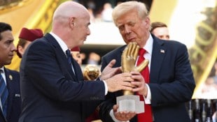US-Präsident Donald Trump (re.) und FIFA-Präsident Gianni Infantino