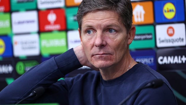 Oliver Glasner ist unzufrieden.