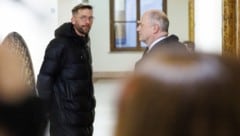 Guido Burgstaller als Kläger im Wiener Landesgericht für Zivilrechtssachen.