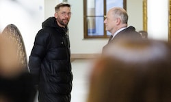 Guido Burgstaller als Kläger im Wiener Landesgericht für Zivilrechtssachen.