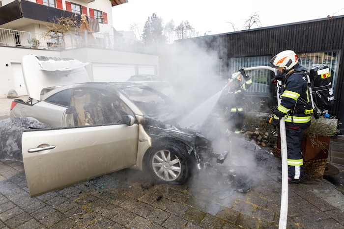 Ein Übergreifen der Flammen konnte verhindert werden.