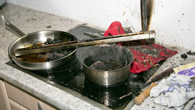 Der Schaden hielt sich erfreulicherweise in Grenzen.