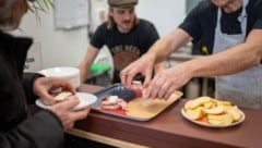 Essensausgabe in der Bahnhofsmission