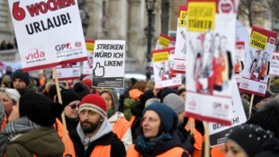 Die Proteste erfolgen von Dienstag bis Donnerstag stundenweise