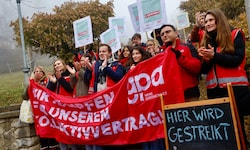 Im Anton-Afritsch-Kinderdorf von Affido in Thal wurde am Dienstag gestreikt. 