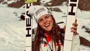 Leonie Zegg hatte in Gröden Grund zur Freude.