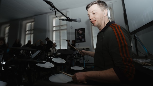 Schlagzeug-Unterricht, der Spaß macht bei Percussionist-Star Martin Grubinger