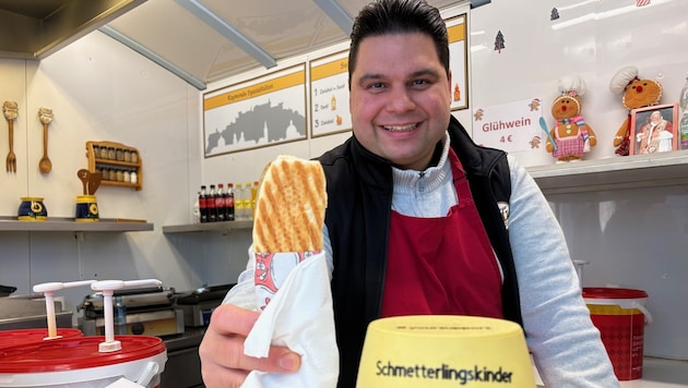 Raymond Maier betreibt den Grill Imbiss in der Philharmoniker-Gasse in der Salzburger Altstadt.