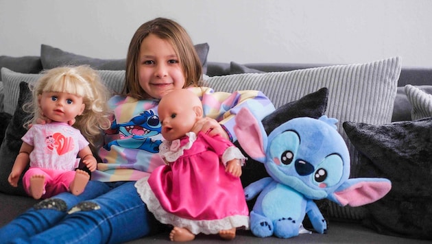 Auch wenn Leyla oft daheim bleiben muss, fad wird ihr nicht.