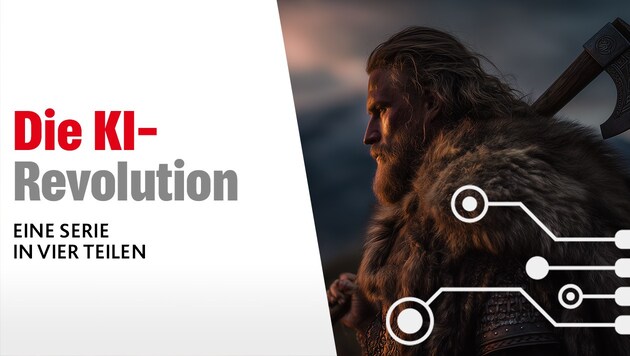 Was wie eine Kinofilmszene aussieht, ist ein künstlich generiertes Bild. KI schenkt ...