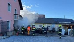 Zu einem Küchenbrand wurden die Feuerwehren Föderlach, Wernberg, Velden und St. Niklas (Villach ...