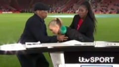 Moderatorin Laura Woods sackte plötzlich zusammen.