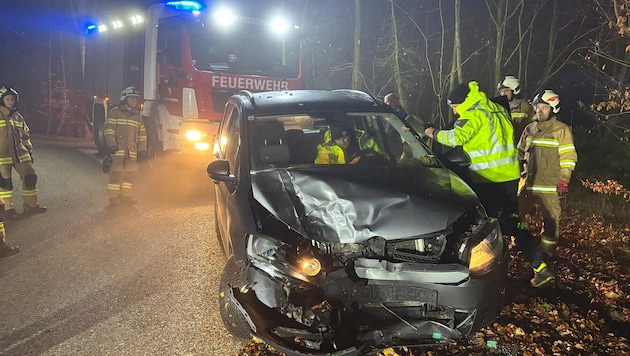 Das Auto erlitt Totalschaden