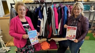 Dunst und Farkas bei der gemeinsamen Aktion für Schüler.